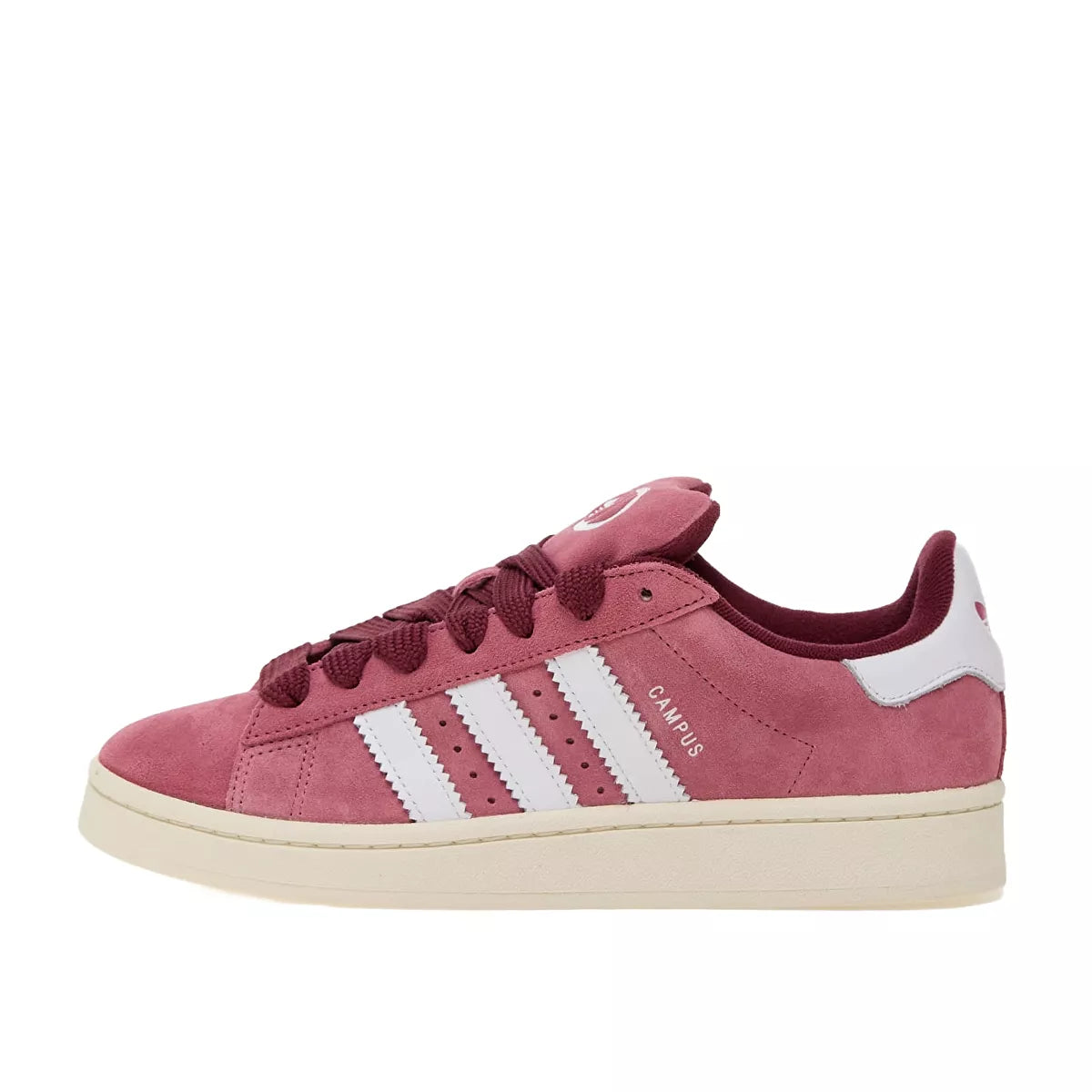 Adidas Campus 00s sneakers, side view, model HP6286, pink strata, women's.