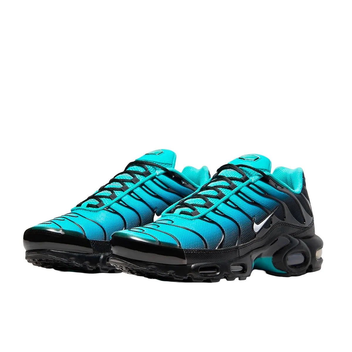 Nike Air Max Plus Light Retro Blue sneakers, front view, model DM0032-401 in blue and white.