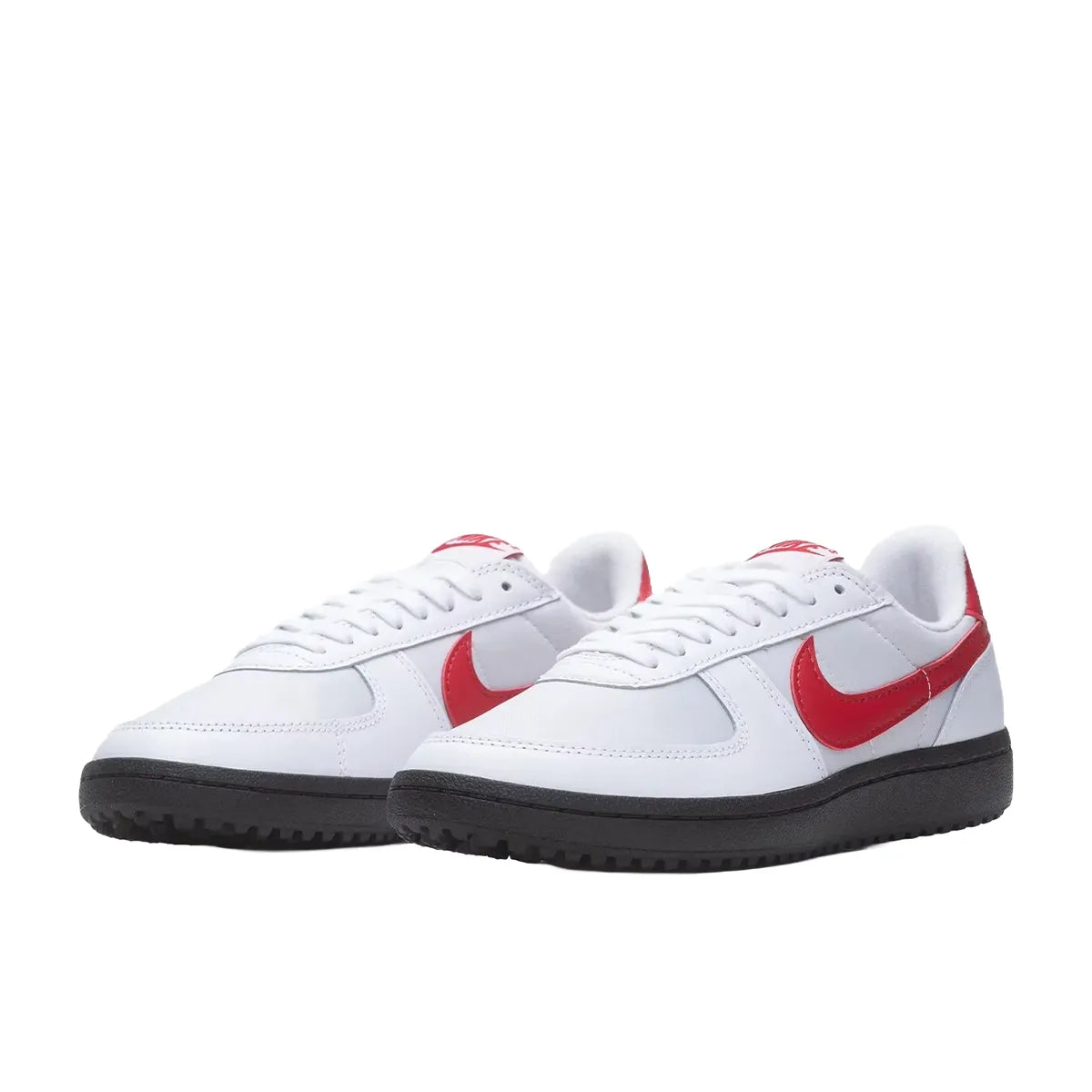 Nike Field General '82 SP sneakers, front view, model FQ8762-100, in white and varsity red.