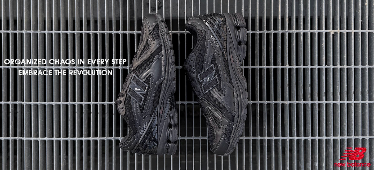 Elevate your look with New Balance M1906DF Protection Pack, black colorway.